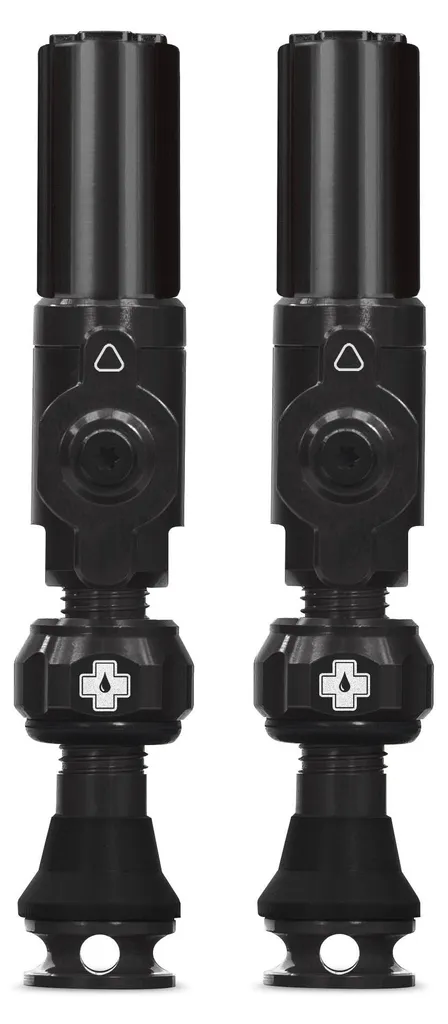 Valve pour Tubeless Big Bore Hybrid noire 30 mm : gonflage rapide VTT