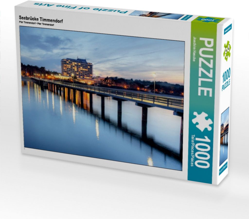 Calvendo Seebrücke Timmendorf 1000 Teile Puzzle quer 640x480mm, Hasche Joachim; 7300838