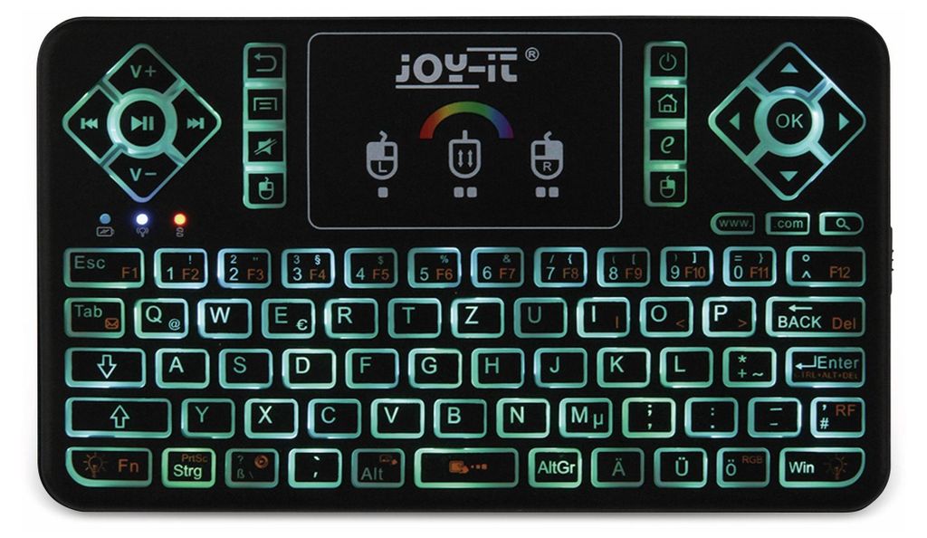 Joy-iT TASTAMINI01, Kabellos, RF Wireless, Membran Key Produktbild 