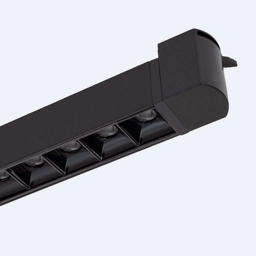 3-Phasenstromschiene Linear LED-Strahler 15W UGR13 4000K Schwarz
