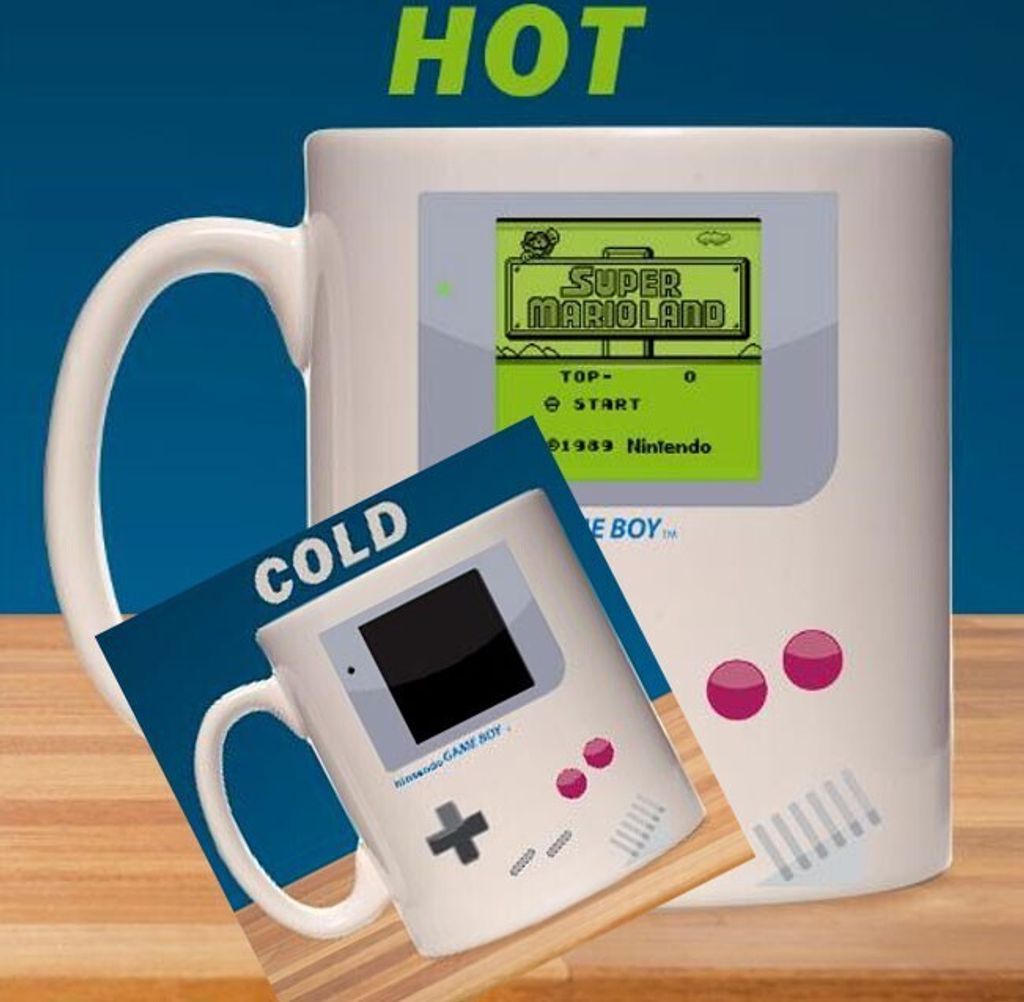 Nintendo Game Boy Tasse mit Thermoeffekt Super Mario Land
