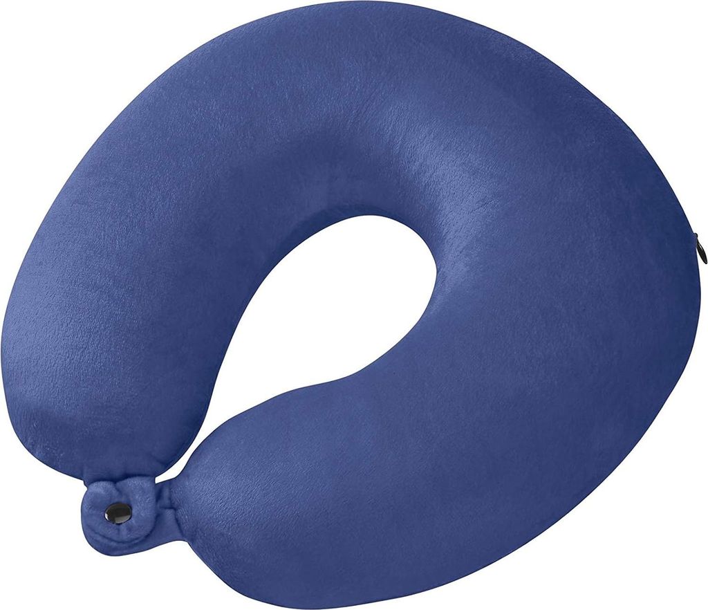 Samsonite Global Travel Accessoires - Memory Foam Reisekissen, 30 cm, 1 Liter, Mitternachtsblau