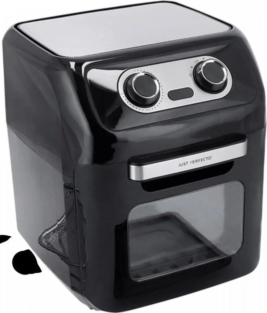 Four 12L Just Perfecto JL-07 1800W Noir avec 12 Programmes de Cuisson
