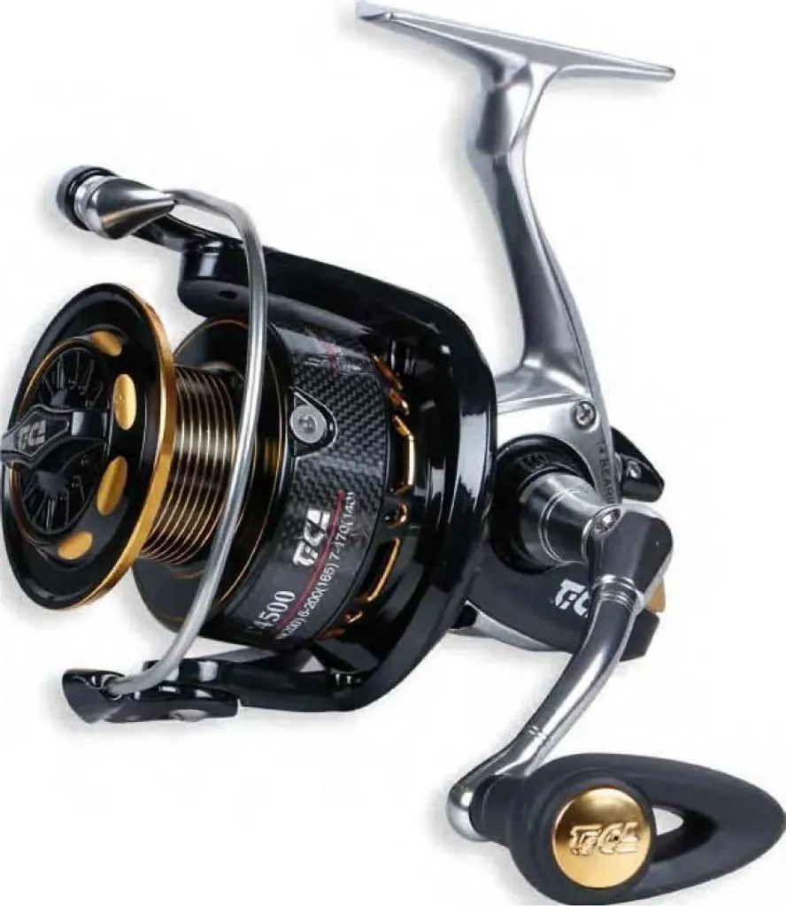 Moulinet Tica Talisman TBAT 4500 Noir et Argent pour Pêche en Mer