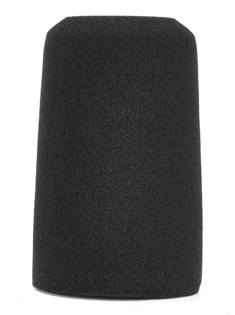INF Schwarzer Schaumstoff Windscreen kompatibel mit Shure SM7B SM7dB 9.5cm