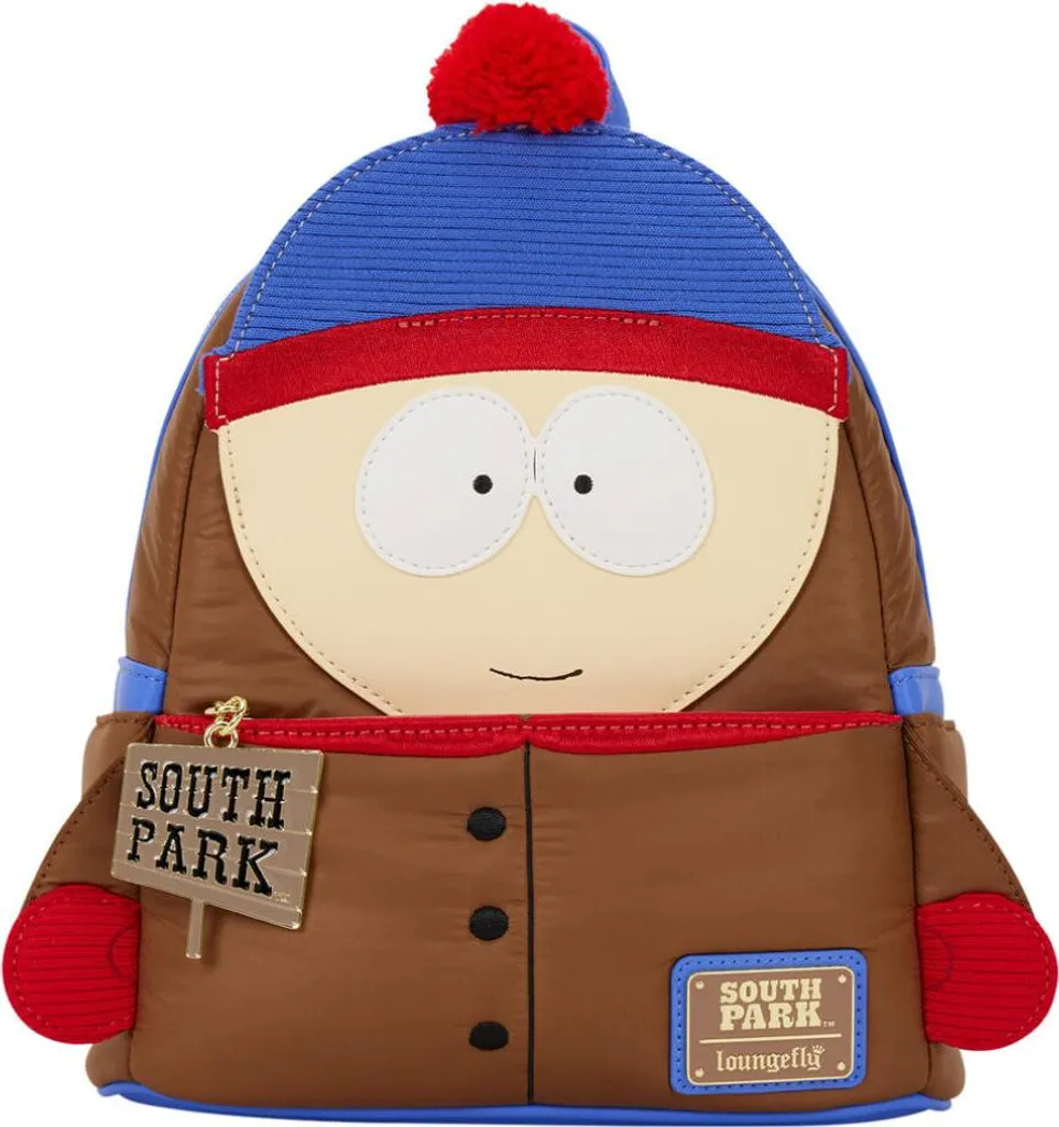 Mini Sac à Dos Stan South Park Officiel Paramount Bleu et Rouge