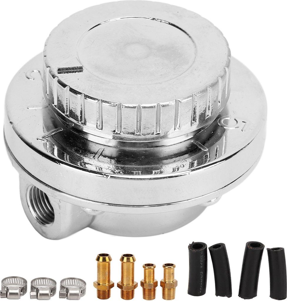 Kraftstoffdruckregler -Kit einstellbarer Universal für Vergasermotor