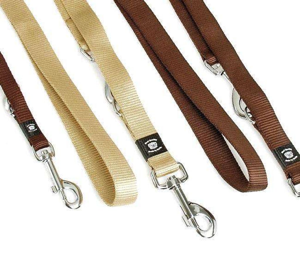 Karlie ASP Führleine - Braun - 20 mm, 250 cm Produktbild 