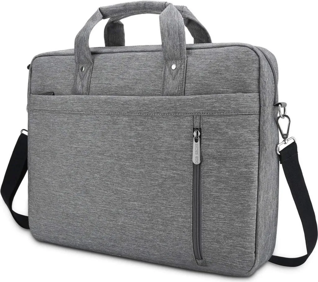 Sacoche ordinateur portable 17,3 pouces Gris - Sac Bandoulière Business