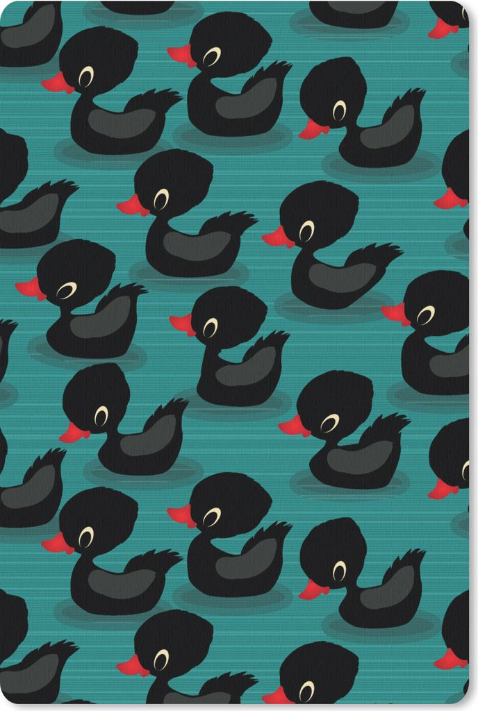 MuchoWow Mauspad Mousepad Ente - Baby - Schnittmuster 18x27 cm - Mousepads - Maus Mat - Pad - Mausunterlage