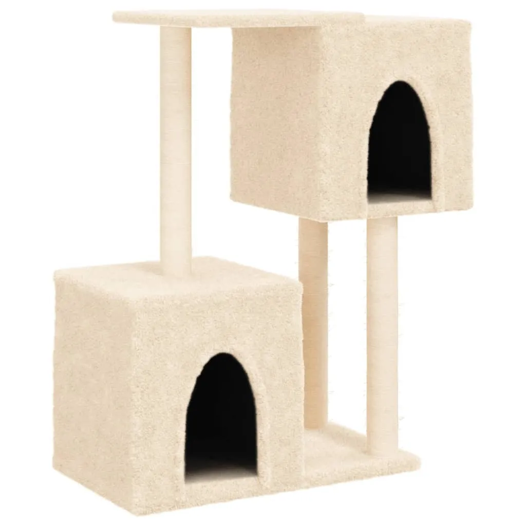 Tiragraffi 86cm Sisal Naturale Crema | Benessere Felino e Relax