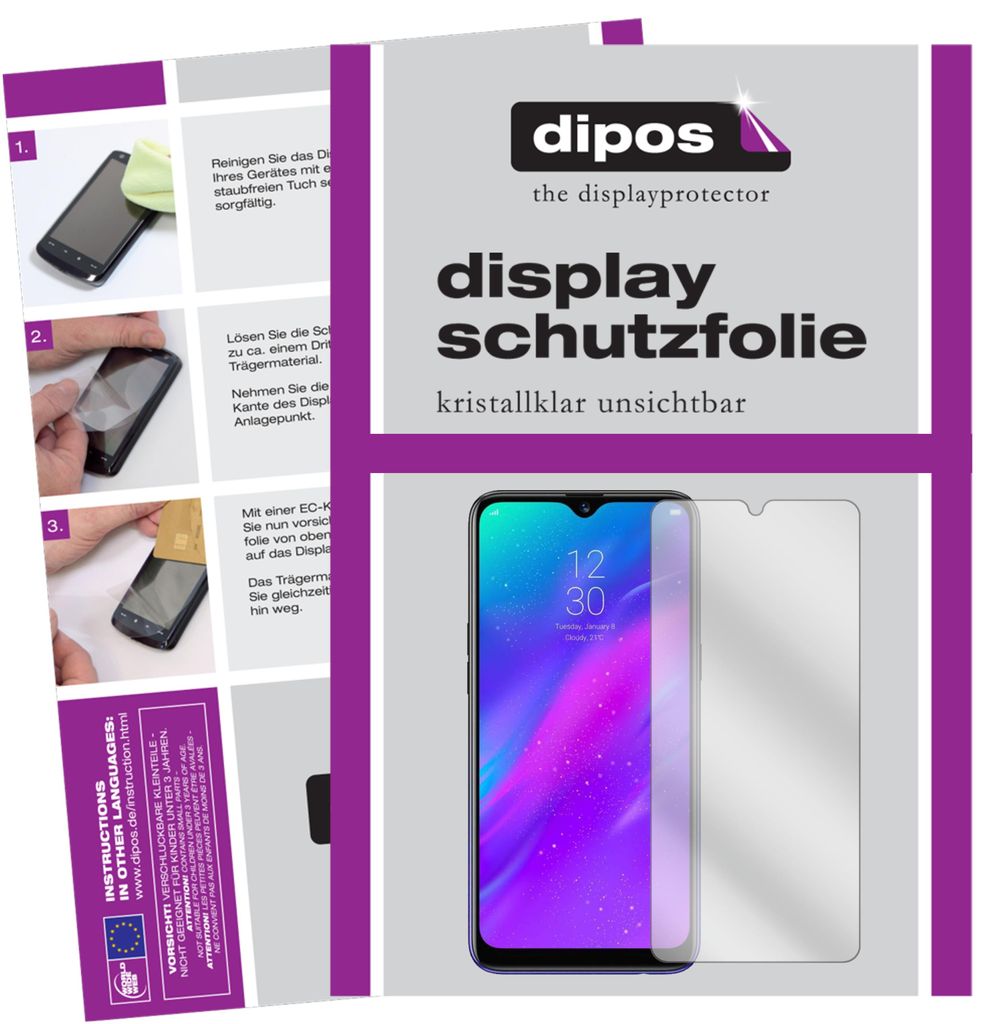 6x Schutzfolie für Oppo Realme 3 klar Displayschutzfolie Folie Display Schutz