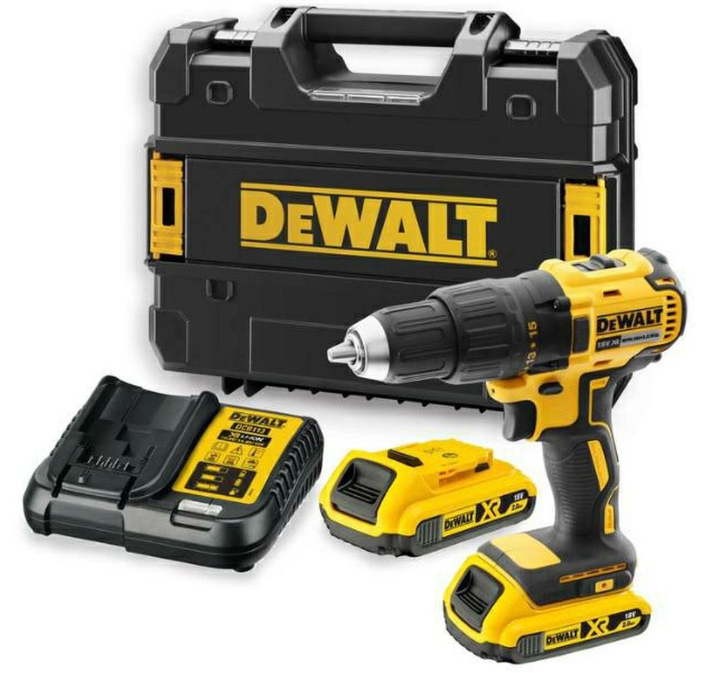 DEWALT Akkuschrauber 18V DCD777D2T 65/26Nm 2x2,0Ah BL TSTAK