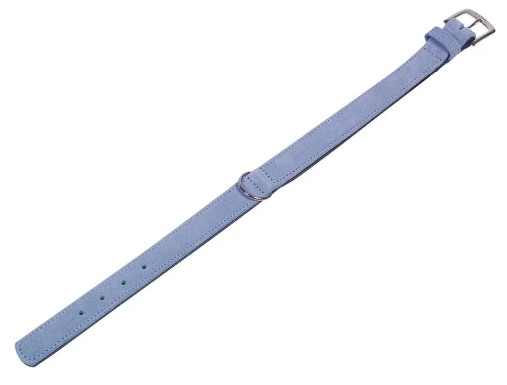 Collare Nobby VELOURS 32 cm (25-30 cm); 14/16 mm, azzurro (Sky)
