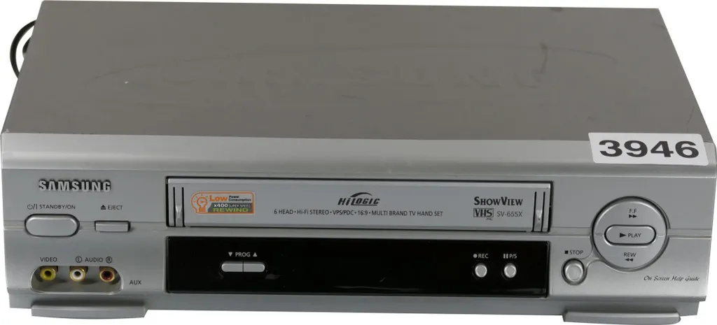 Réparez vos soucis de lecture VHS avec le Samsung SV-655X Hi-Fi Pro