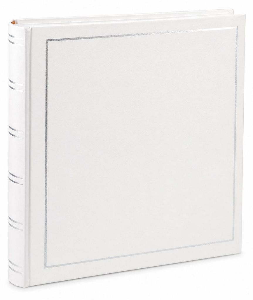 Classic Fotoalbum Tradition 30x30 cm – Jumbo Buchalbum mit 100 weißen Seiten, 50 Blatt, Pergaminschutzblätter, Vinyleinband, Fotobuch - Farbe: ...