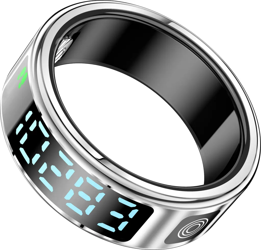 INF Smart Ring Argento 8: L'Originale Tracker Salute senza Canone - 4