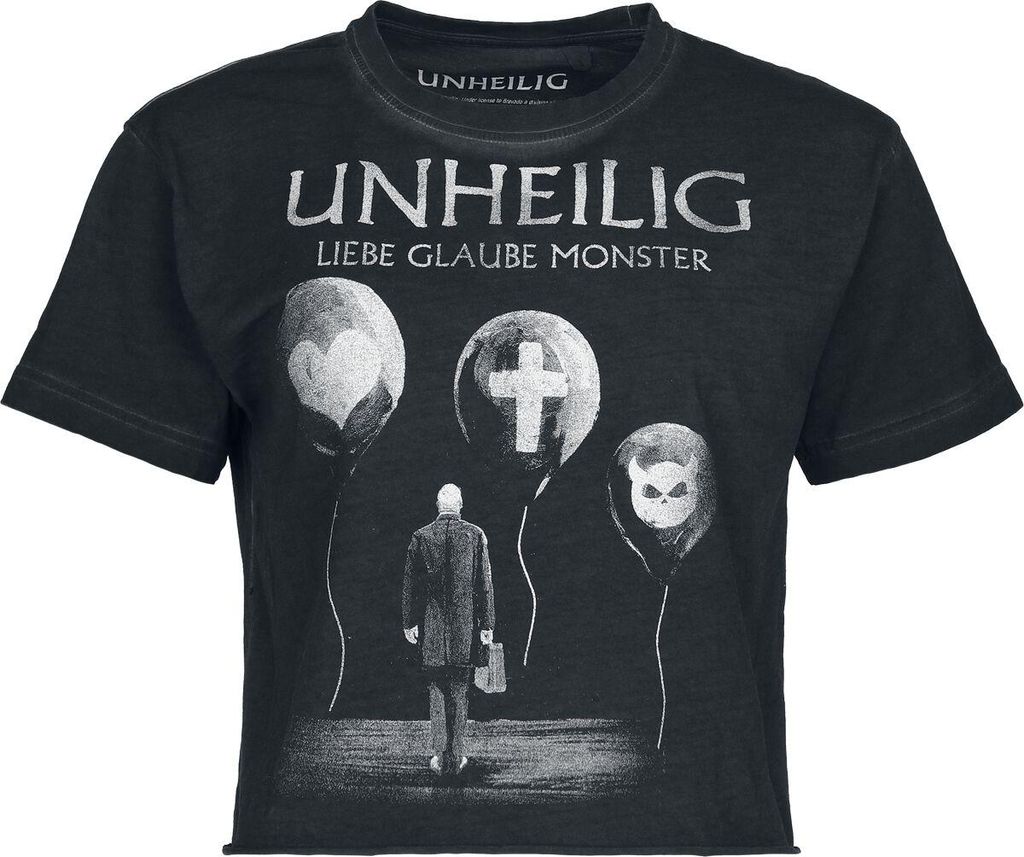 Unheilig T-Shirt Damen Liebe Glaube Monster anthrazit M Produktbild 