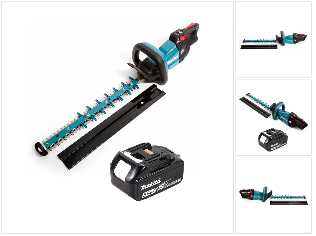 Makita DUH 502 T1 Akku Heckenschere 18V 50cm + 1x Akku 5,0 Ah - ohne Ladegerät