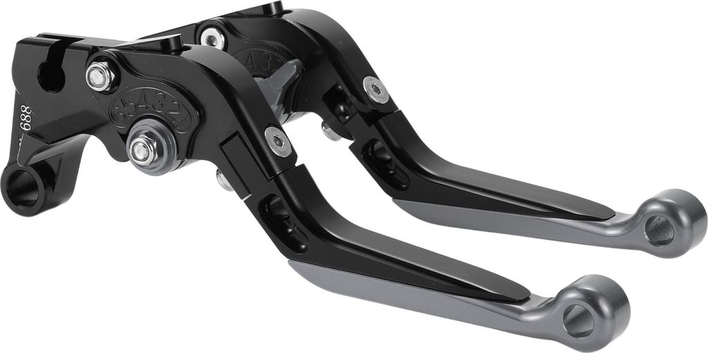 Kurze Lange Brems- und Kupplungshebel für Yamaha YZF R1 09-14 Verstellbare Motorrad Lenker Bremshebel Aluminiumlegierung Schwarz Griff Titan Ende