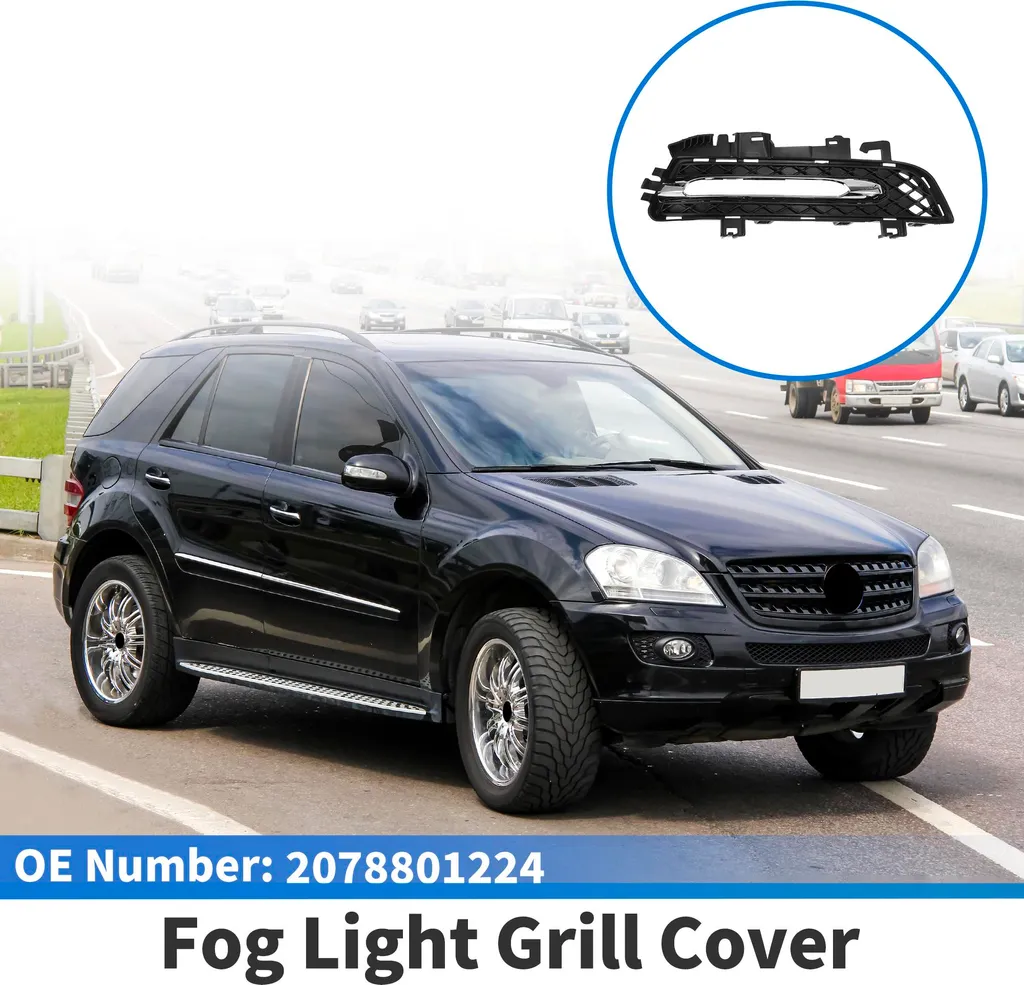 Réparer Grille Antibrouillard Mercedes Classe E W207 Droit Argent Noir