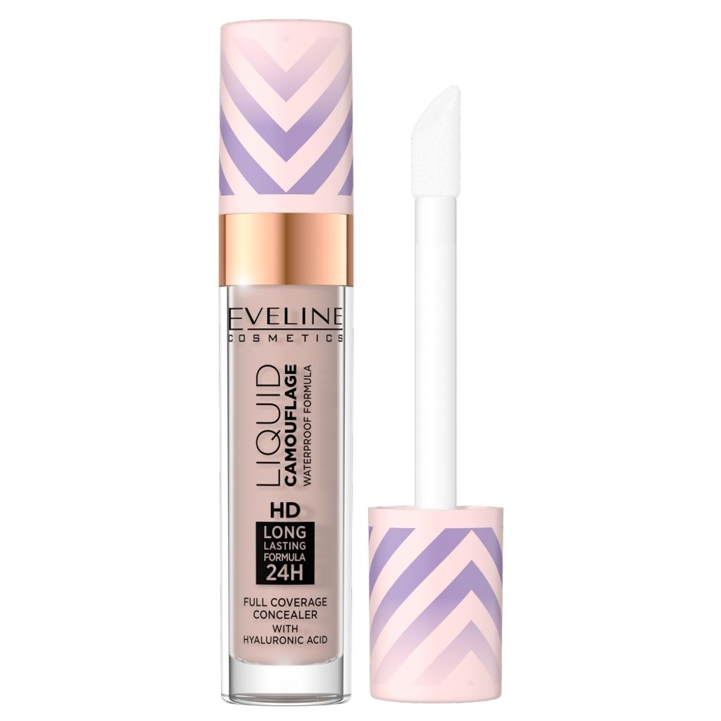 Eveline Liquid Camouflage Waterproof Concealer mit Hyaluronsäure