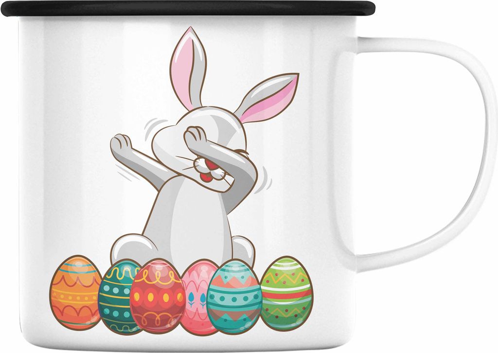 Trendation - Emaille Tasse Ostern Ostergeschenke Kinder Produktbild 