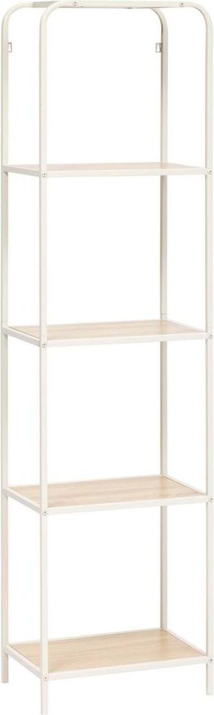 Curvy regal mit 4 ebenen aus hellem holz - 5 five simply smart