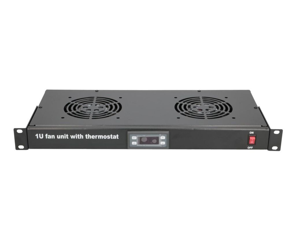 Extralink ventilačný panel 19" 1U s 2 ventilátormi a Obrázok produktu 