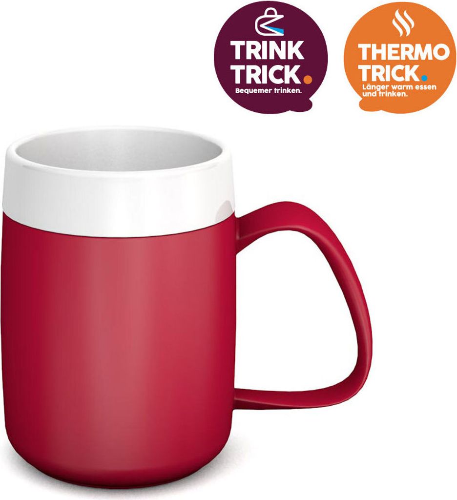Thermobecher rot Trink-Trick, 160 ml - Ornamin