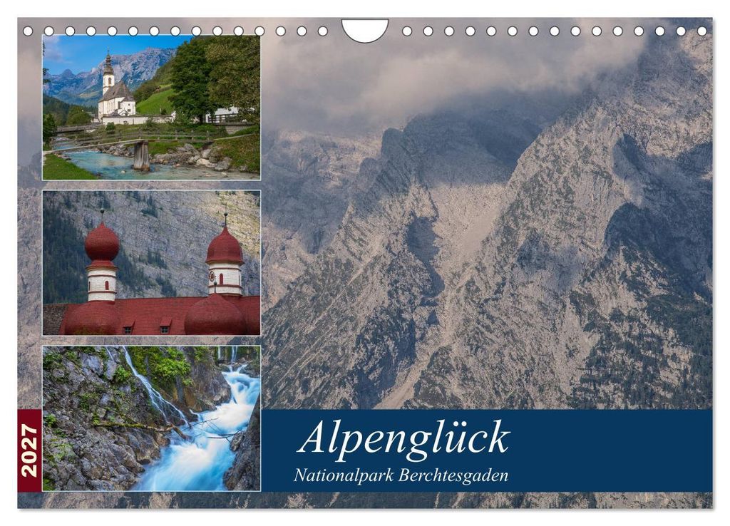 Alpenglück - Nationalpark Berchtesgaden (Wandkalender 2027 DIN A4 quer), CALVENDO Monatskalender
