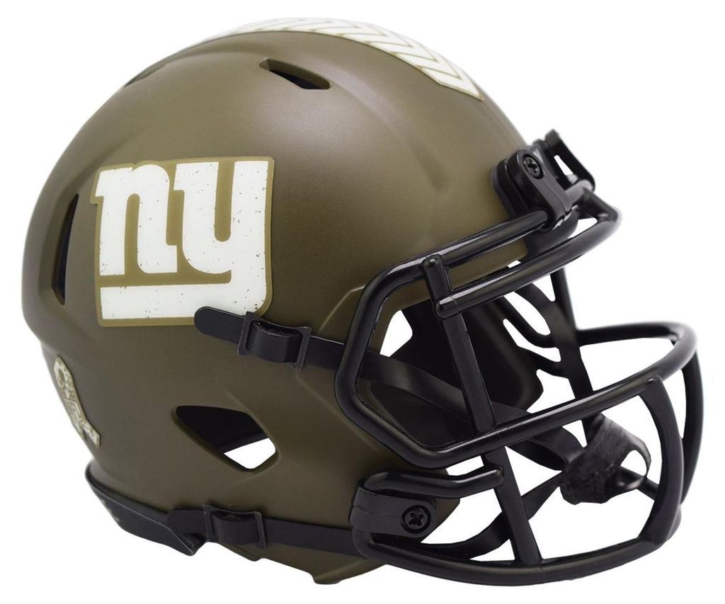 Riddell Speed Mini Football Helm SALUTE New York Giants
