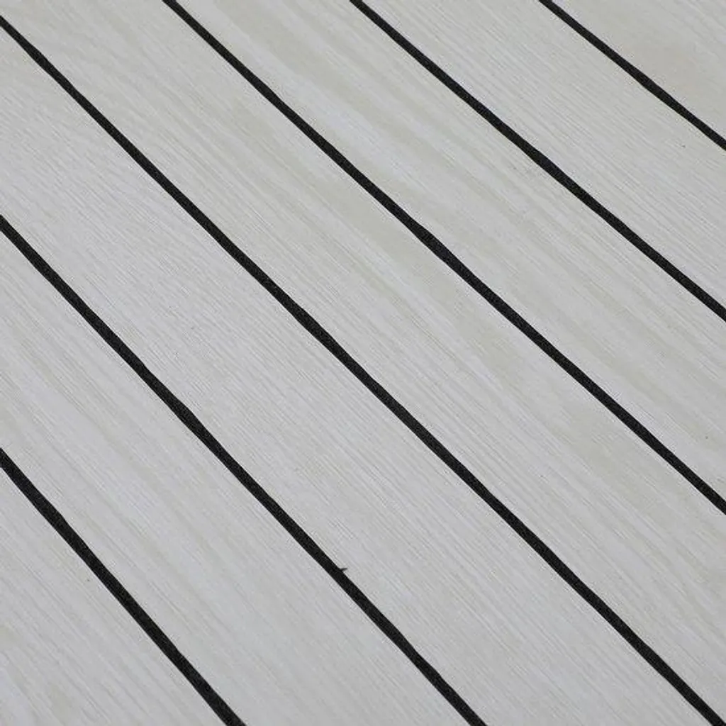 Panneaux muraux 3D gris lot de 10 en PVC imitation bois 40x40 cm