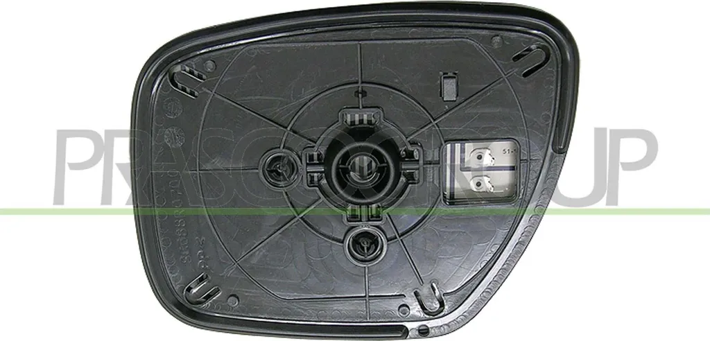 Verre de rechange pour rétroviseur Mazda CX-7, montage rapide droit