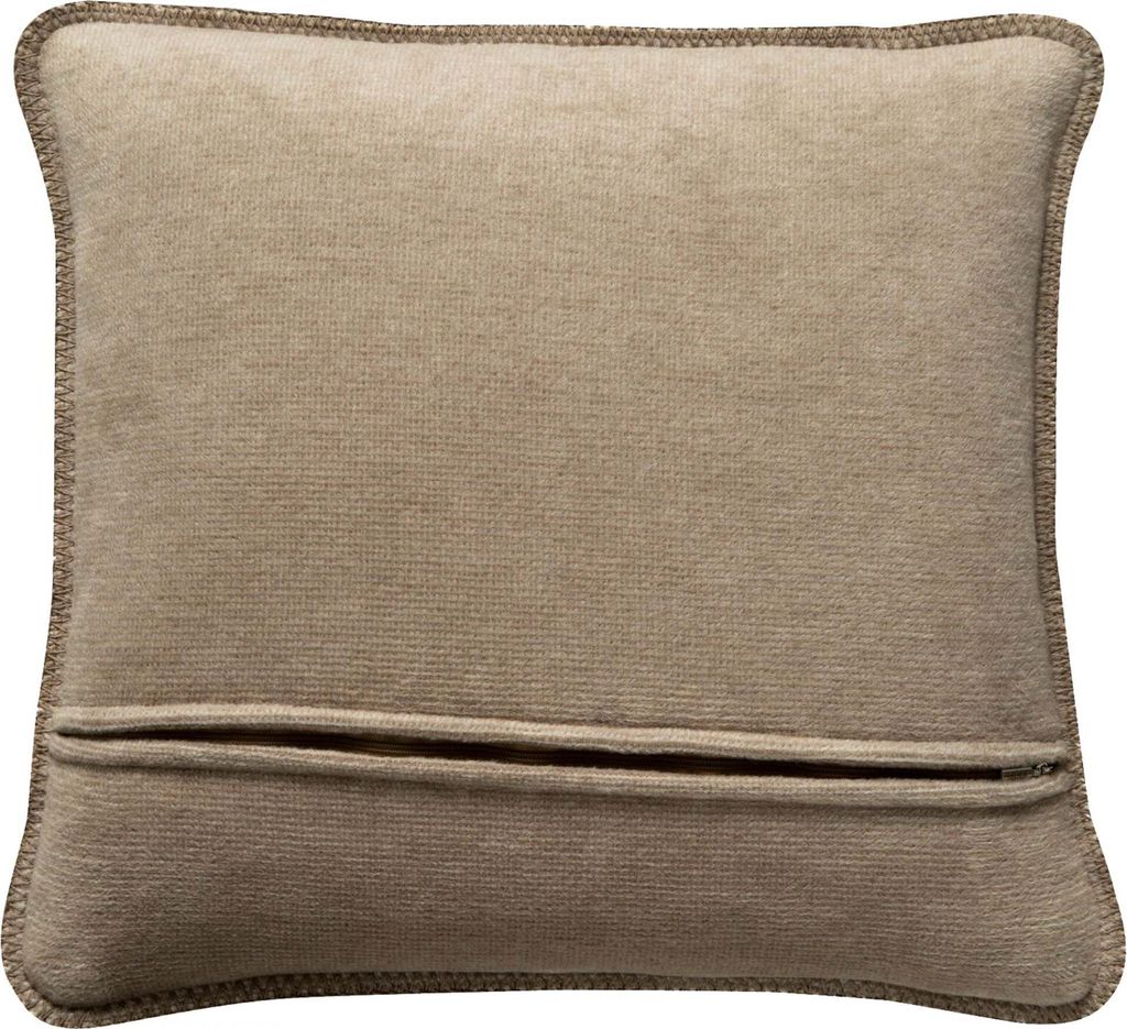 Joop! - Federa per cuscino, motivo mosaico, 30 beige/moka – 40 x 40 cm