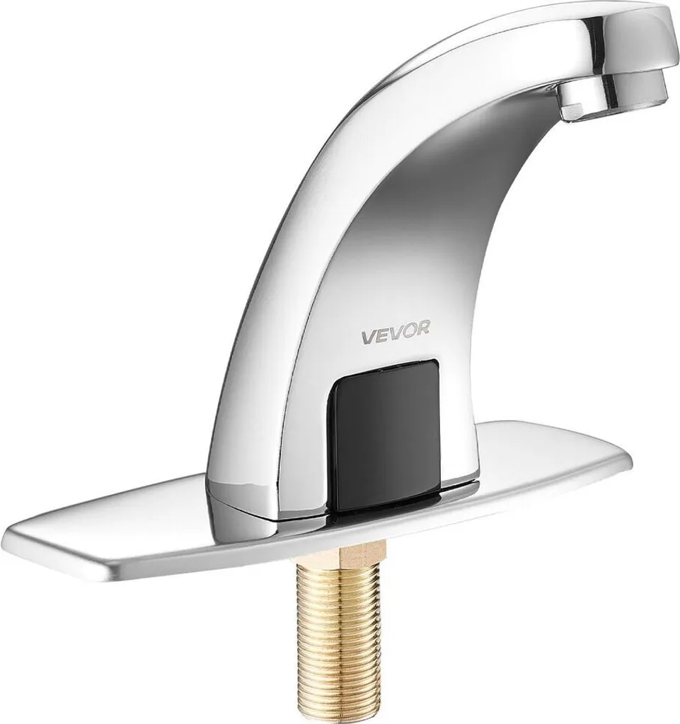 Rubinetto Automatico Argento G233: Igiene e Stile per il Bagno