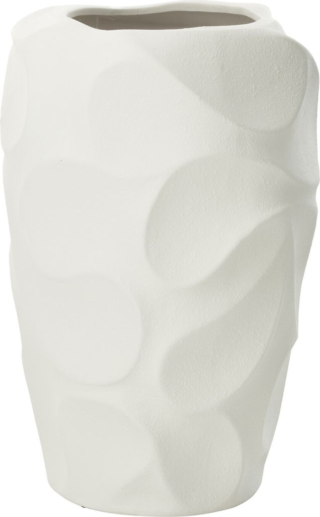 J-Line Vase Mirena Ton Weiß Large