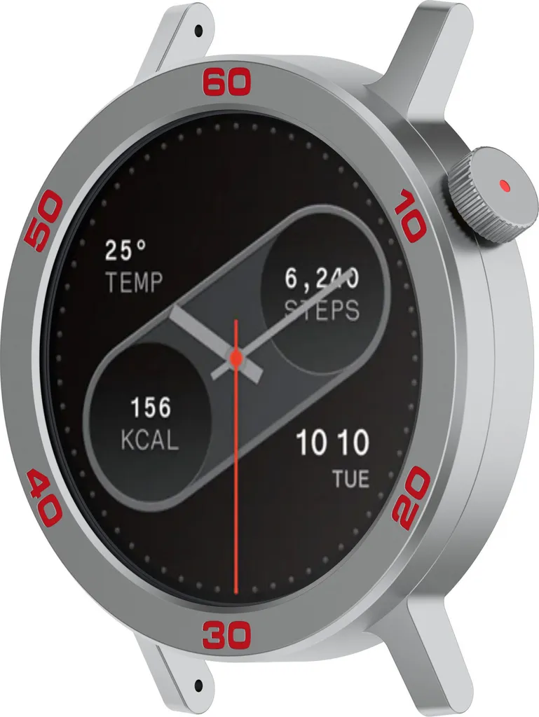 Cover INF per CMF Watch Pro 2 Argento con Proteggi Schermo 9H