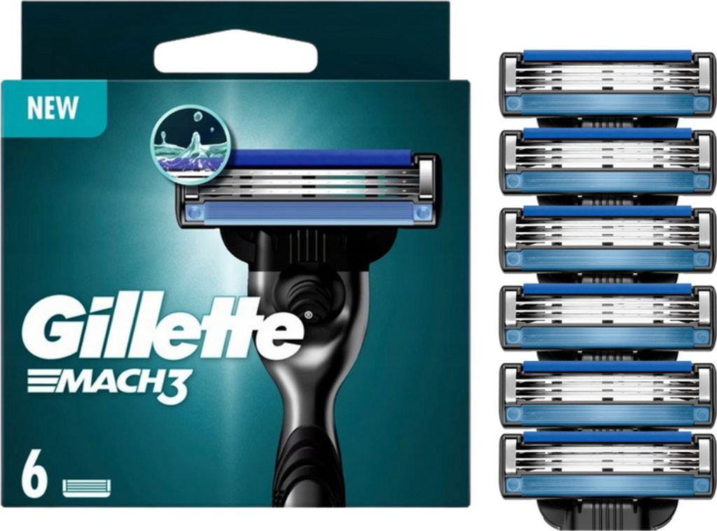 Gillette, Mach3, Wymienne ostrza, 6 sztuk (PRODUKT Z Zdjęcie produktu 3