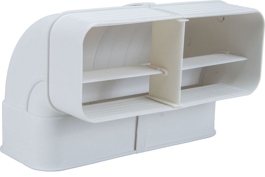 OptimAIRo Bogen vertikal 90x220 mm für Dunstabzug, Abluft. Aus Insolvenz