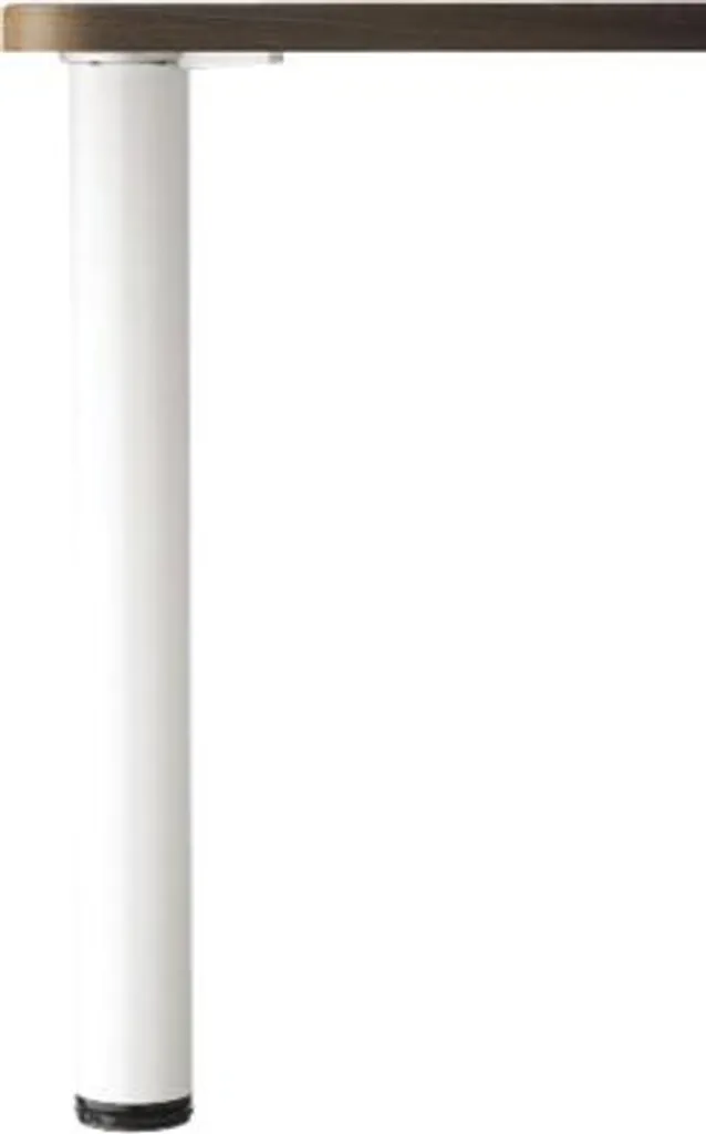 Pied de table blanc pour plan de travail réglable MANART 710-1100 mm