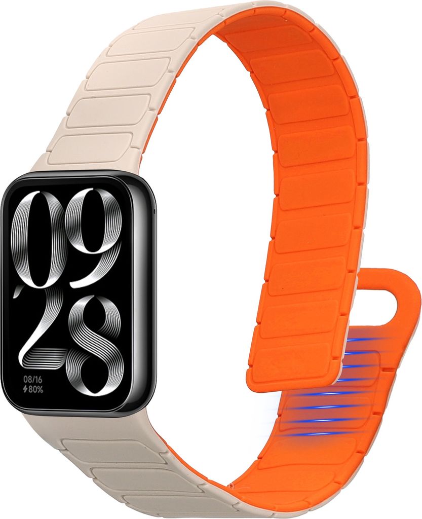 kwmobile Ersatzarmband kompatibel mit Xiaomi Smart Band 8 Pro / Band 9 Pro / Redmi Watch 5 / Redmi Watch 4 Armband - Fitnesstracker Silikon Band mit