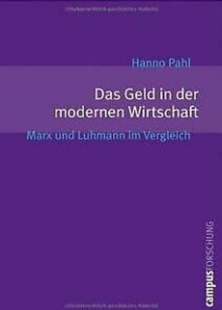 Das Geld in der modernen Wirtschaft