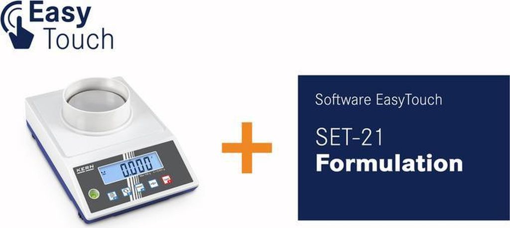 Rezepturwaage Kern PCB 300-3-Rez | zur High-End Rezepturwaage bis 360g (1mg genau)