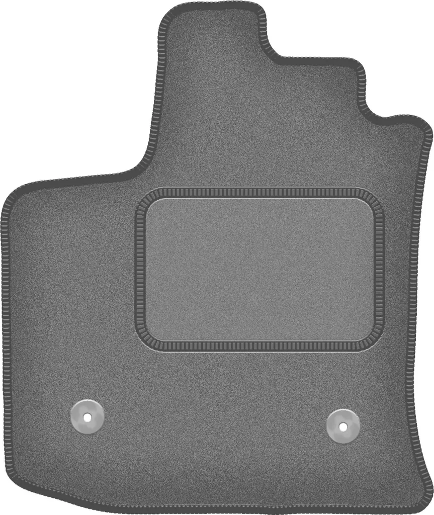 Somer Car Tappetino Lato Guida Per Dacia Lodgy 5 Posti (2012-2022) – Moquette Su Misura Made In Italy Con Clip Antiscivolo