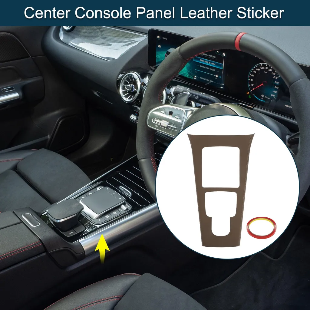 Autocollant Simili Cuir Console Centrale Mercedes-Benz Classe GLA 2020
