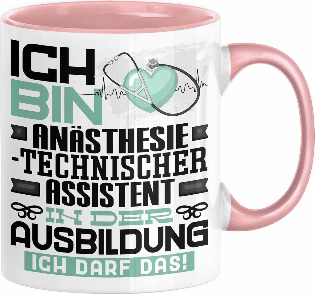 Anästhesietechnischer Assistent Ausbildung Tasse Geschenk Ich Bin Anästhesietechnischer Assistent In Der Ausbildung Ich Darf Das Geschenkidee Spr...