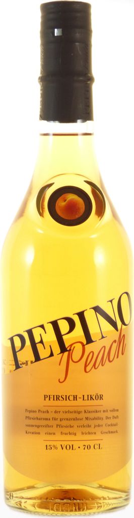 Pepino Peach Pfirsich-Likör 0,7 l/ 15% vol. Produktbild 