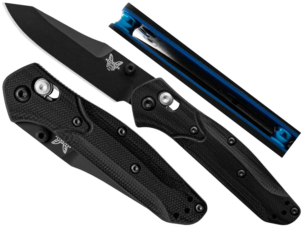 Couteau EDC Benchmade 945BK-1 Mini Osborne pour le quotidien noir