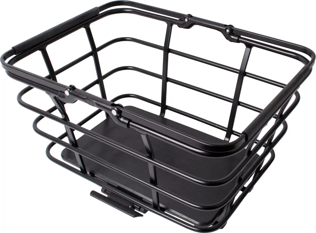 Panier de Vélo Arrière Epic Multi M AtranVelo AVS Noir en Aluminium Rigide